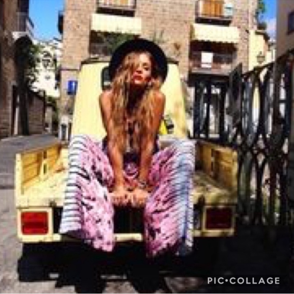 Rat & Boa tie dye romper preowned OS